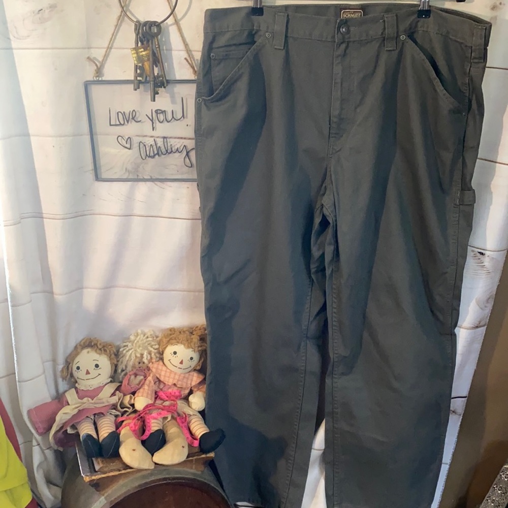 Schmidt; Green Khaki; Cargo Pants; Jeans; 42/30